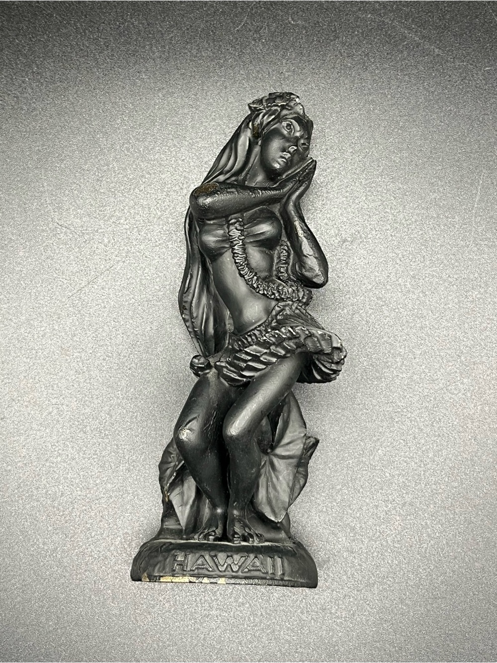Vintage Hawaii Hula Dancer Souvenir Statue